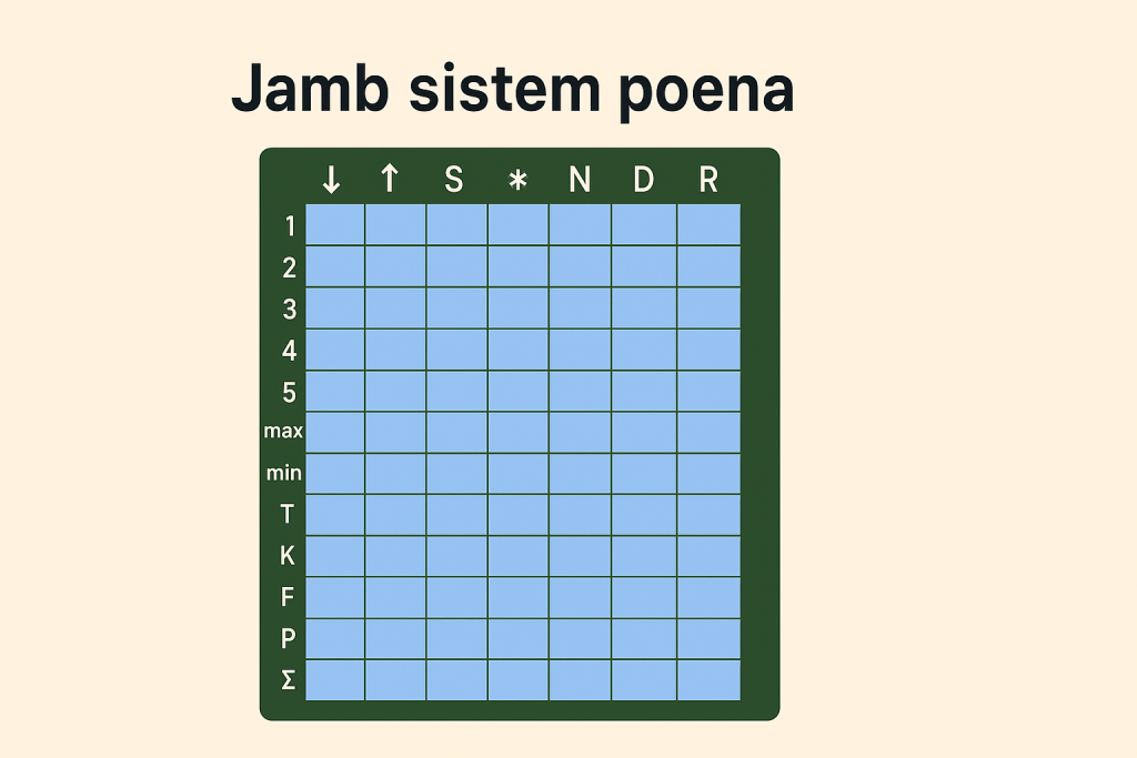 Jamb sistem poena
